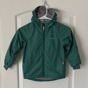 Therm dinosaur SplashMagic Kids Jacket 4/4T fleece lined moss green splash magic